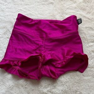 Vibrant Magenta Athletic Shorts for Women